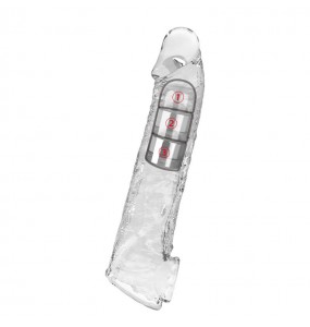 PRETTY LOVE - Celarus Extension Penis Sleeve (Transparent)